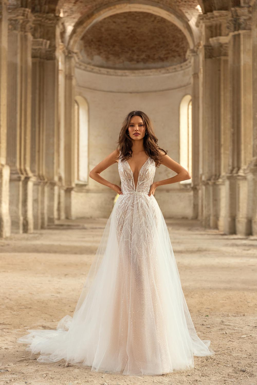 Купить свадебное платье «Ребека» Евы Лендел из коллекции 2022 в Краснодаре 
