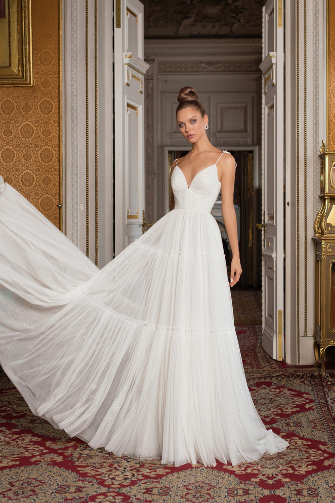 Купить свадебное платье «Ксайлин» Мэрри Марк из коллекции Мистерия 2023 года в салоне «Мэри Трюфель»