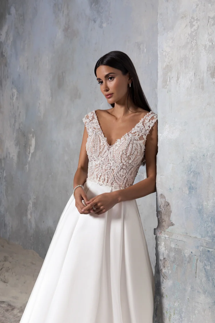 Купить свадебное платье «Сидней» Секрет Споса из коллекции Блеск 2022 года в салоне «Мэри Трюфель» Сидней