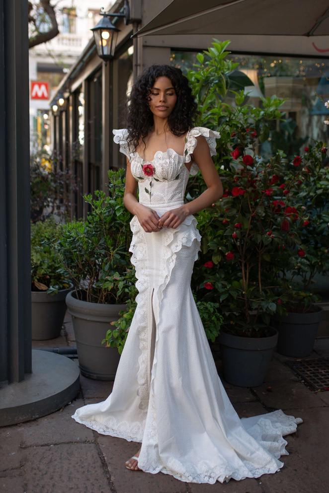 Купить свадебное платье «Канноли» Рара Авис из коллекции Дольче Вита 2023 года в салоне «Мэри Трюфель»