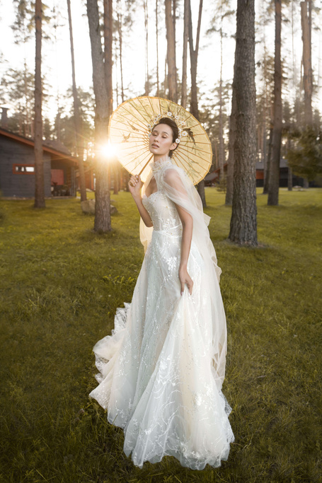 Купить свадебное платье «Габриэль» Бламмо Биамо из коллекции Нимфа 2020 года в Нижнем Новгороде