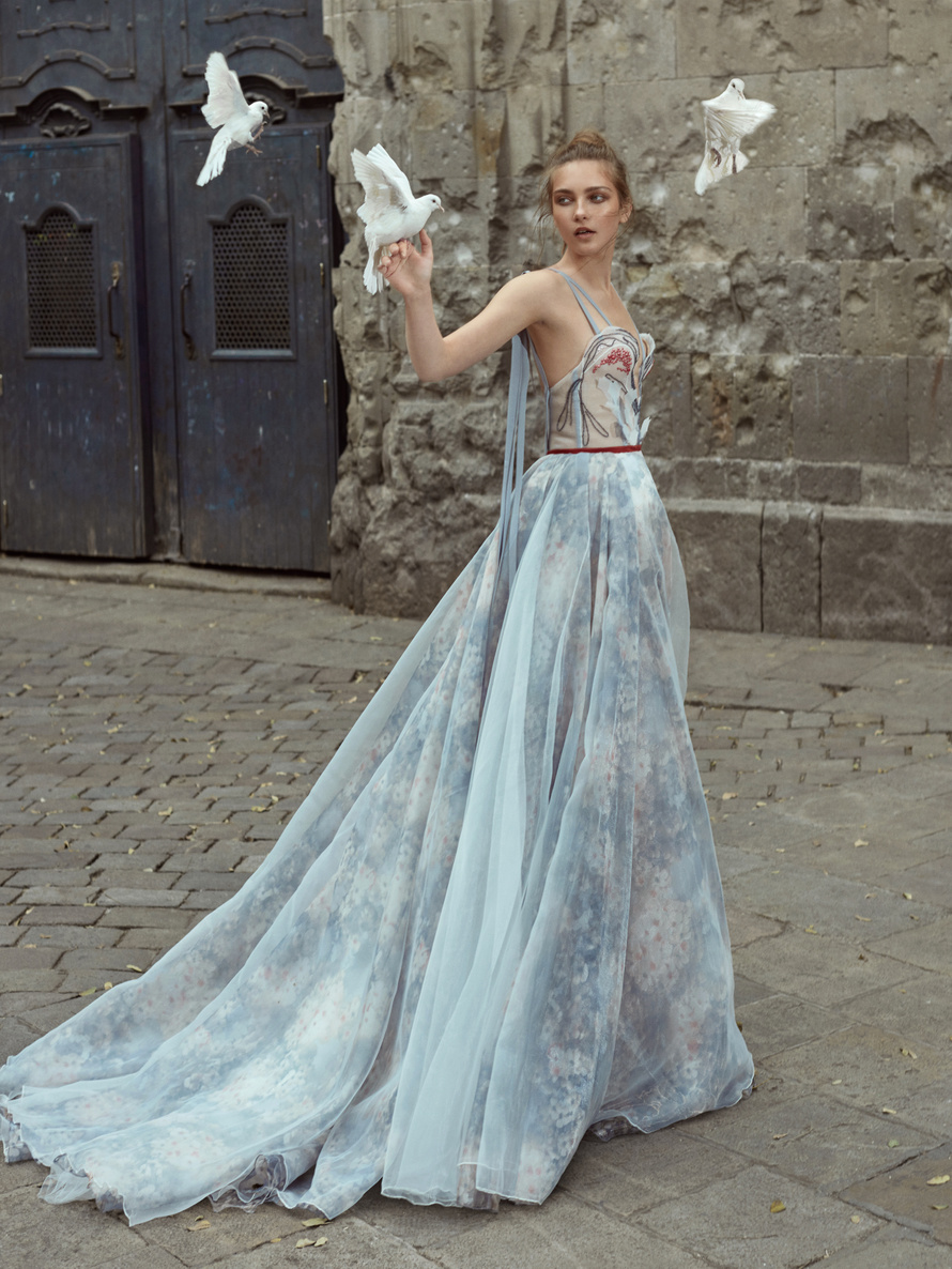Купить свадебное платье «Мария» Рара Авис из коллекции Флорал Парадайз 2018 года в Краснодаре недорого