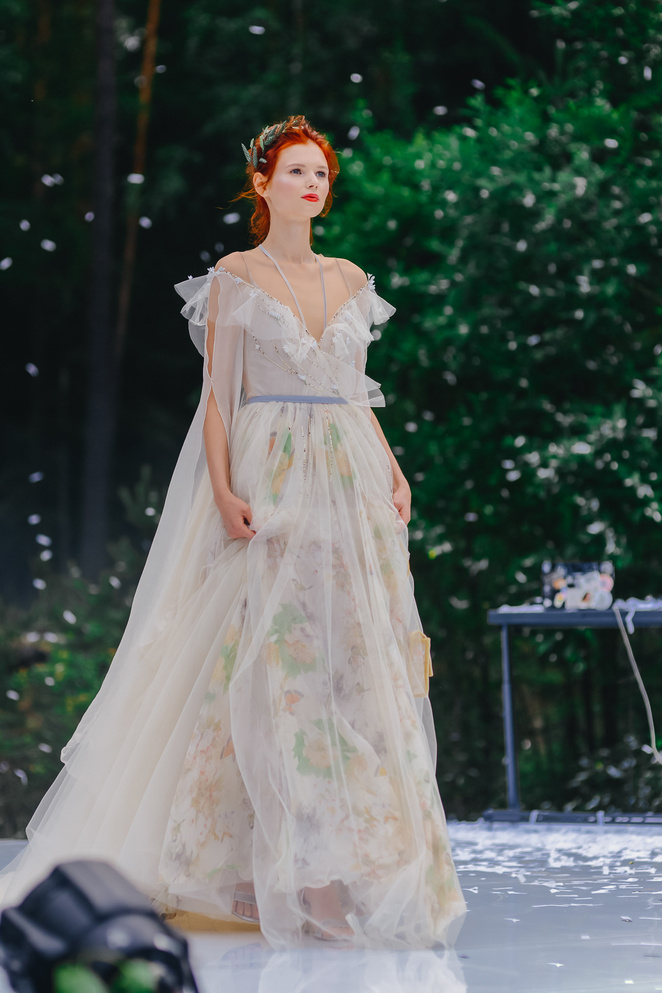 Купить свадебное платье «Делвин» Рара Авис из коллекции Флорал Парадайз 2018 года в интернет-магазине