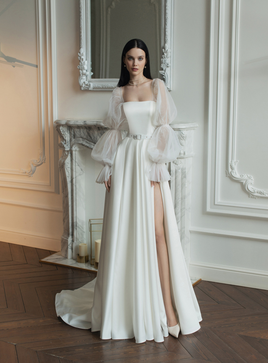 Купить свадебное платье «Нуала» Татьяна Каплун из коллекции 2022 года в салоне «Мэри Трюфель»