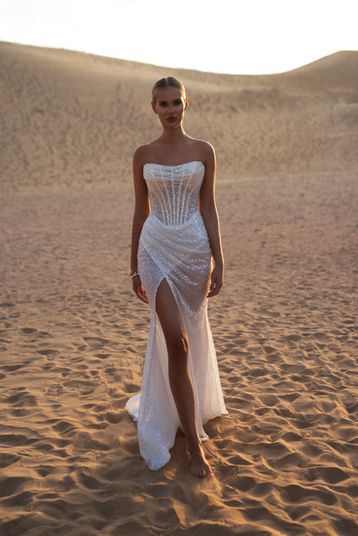 Buy Isabo Natalia Romanova's wedding dress from the Dune 2025 collection at the Mary Trufel boutique