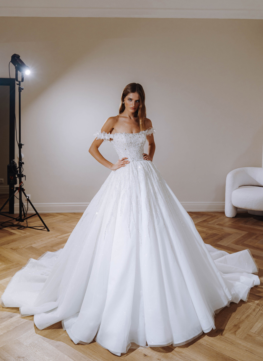 Купить свадебное платье «Алинта» Патрисия Кутюр из коллекции 2023 года в салоне «Мэри Трюфель»