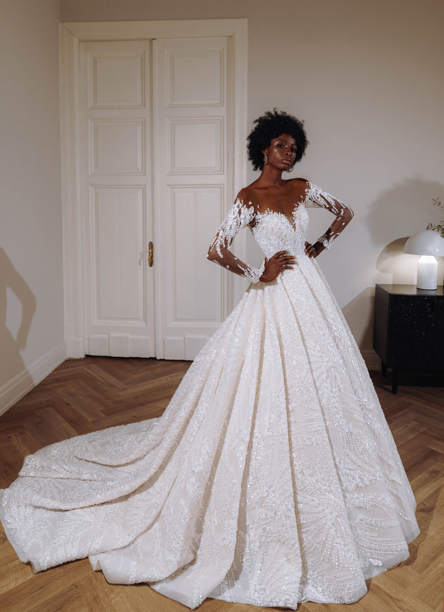 Купить свадебное платье «Арвит» Патрисия Кутюр из коллекции 2023 года в салоне «Мэри Трюфель»