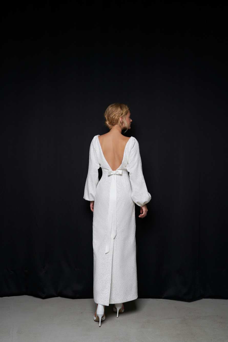 Свадебное платье «Ода глиттер» Марта — купить в Москве платье Ода из коллекции 2021 года