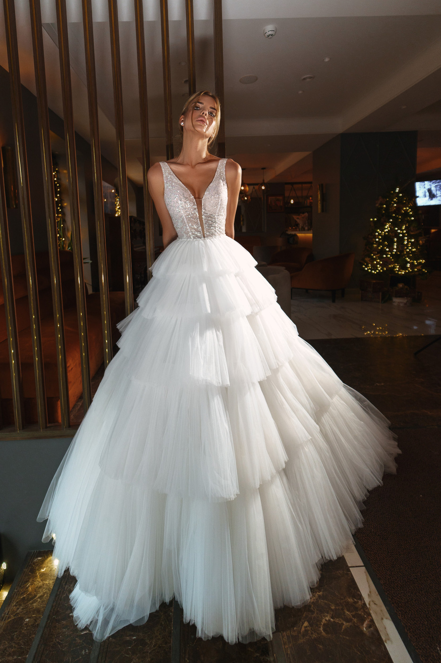 Купить свадебное платье «Фредерика» Патрисия из коллекции 2020 года в Екатеринбурге