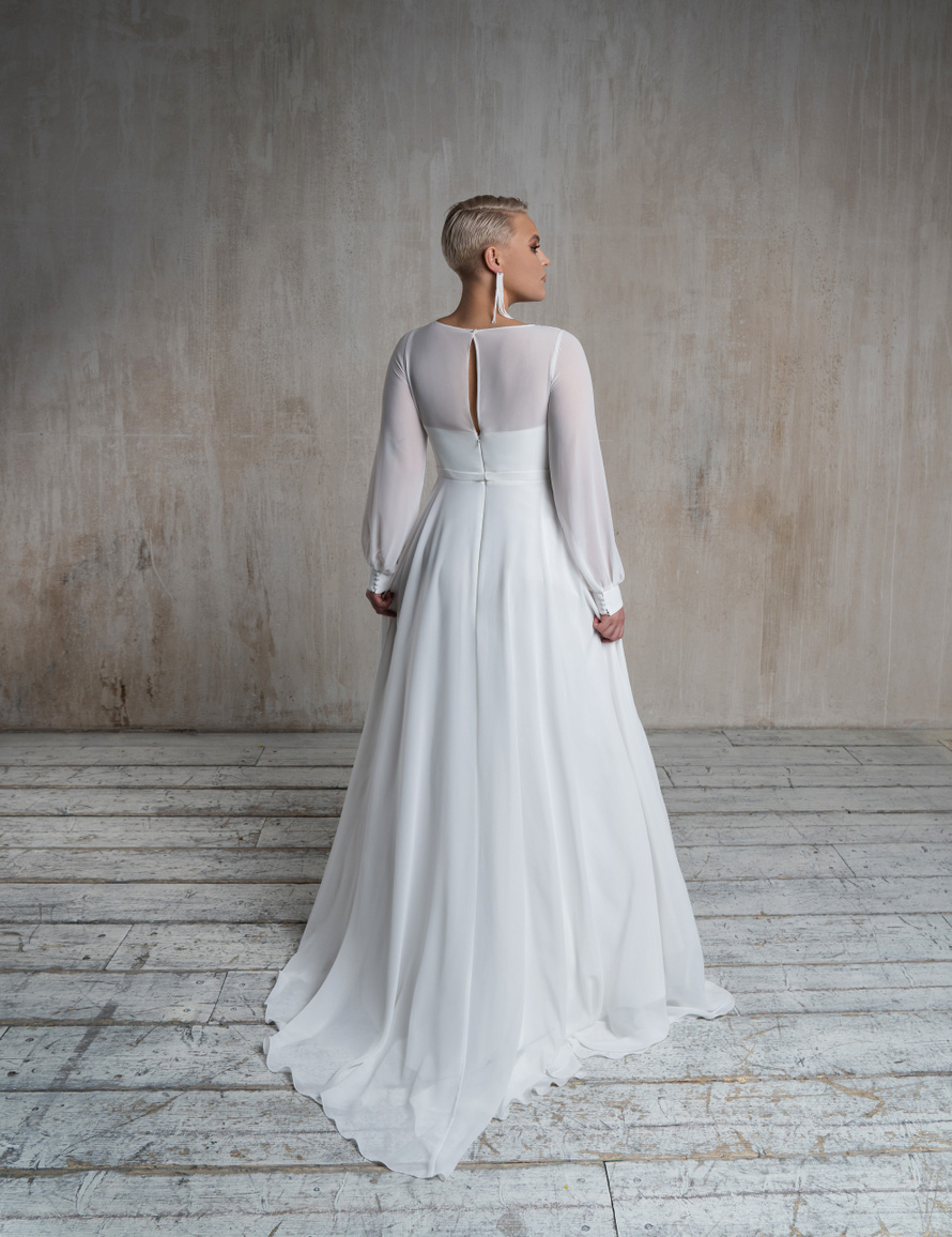 Свадебное платье «Осфадэль плюс сайз» Марта — купить в Нижнем Новгороде платье Осфадэль из коллекции 2021 года