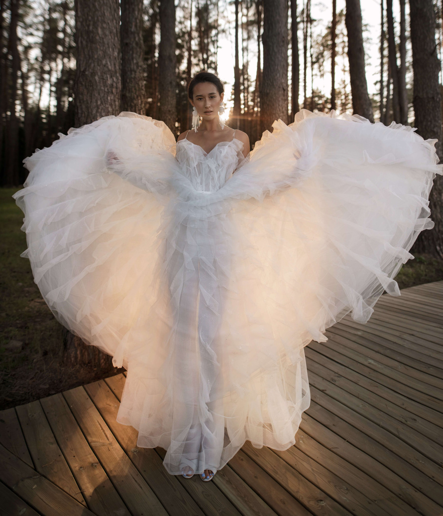 Купить свадебное платье «Орландо» Бламмо Биамо из коллекции Нимфа 2020 года в Екатеринбурге