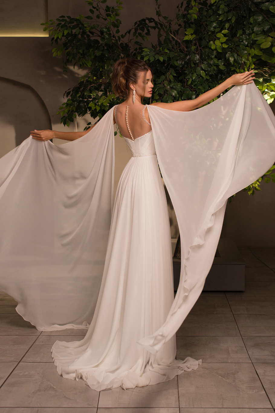 Купить свадебное платье «Шеала» Мэрри Марк из коллекции Минимализм 2023 года в салоне «Мэри Трюфель»