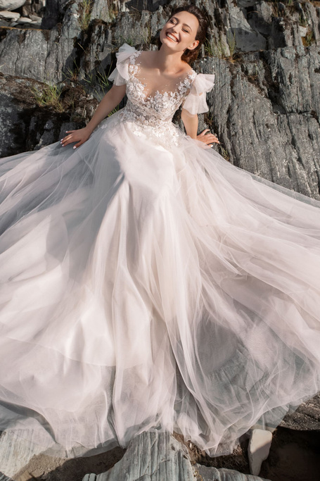Свадебное платье «Клер» Стрекоза — купить в Краснодаре платье Клер из Strekkoza 2019