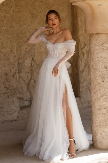 Купить свадебное платье «Принцесс» Стрекоза из коллекции Версаль 2022 года в салоне «Мэри Трюфель»