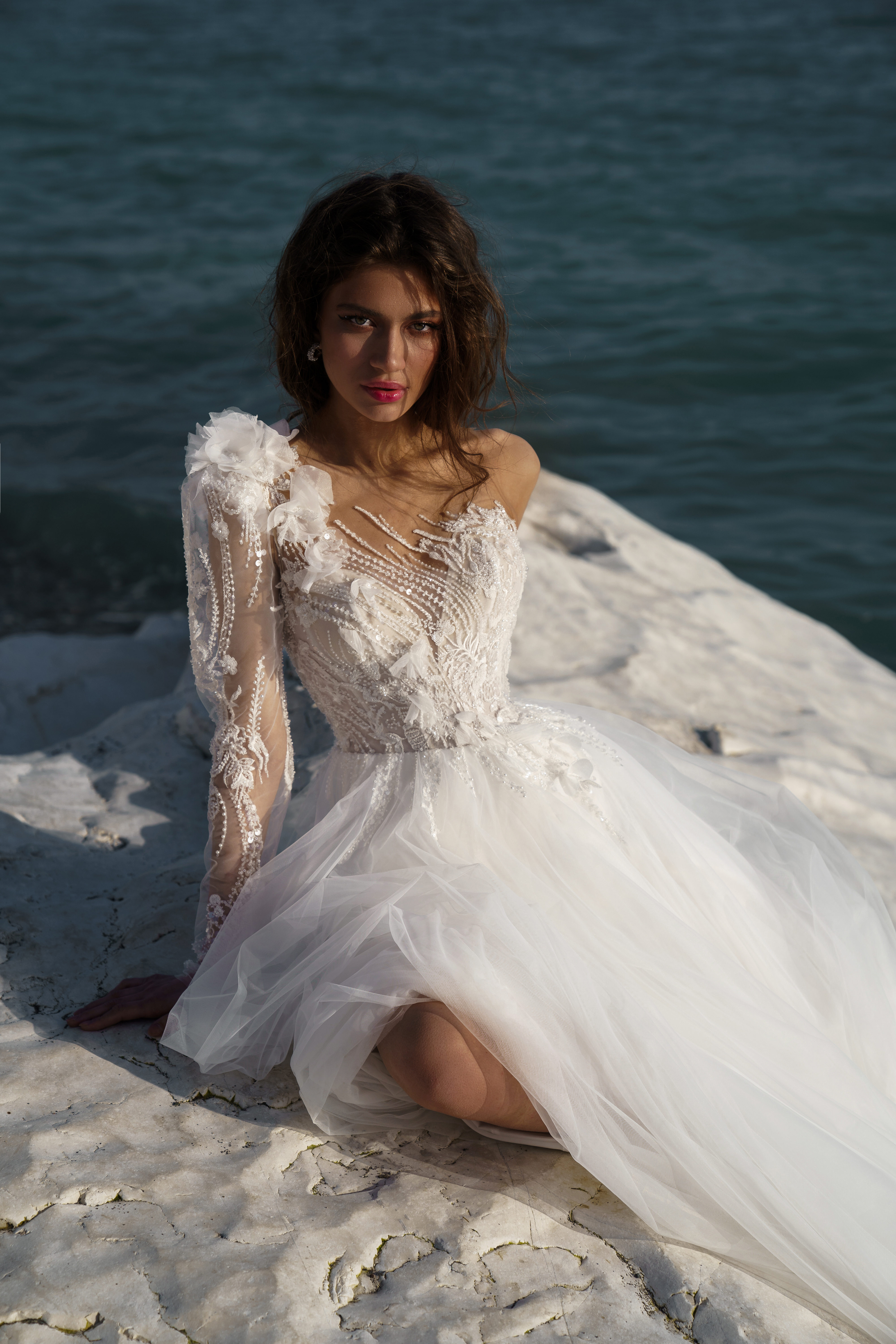 Купить свадебное платье «Глиана» Натальи Романовой из коллекции Сандримс 2023 года в салоне «Мэри Трюфель»