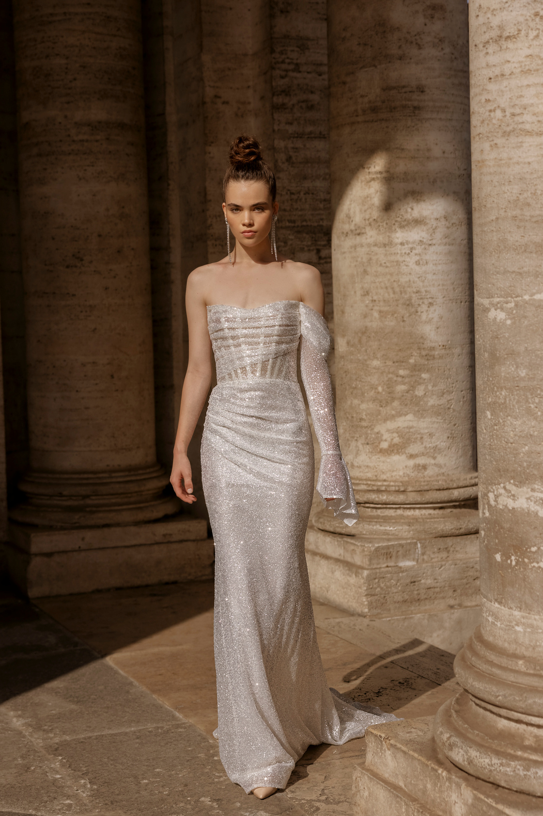 Купить свадебное платье «Грация» Бламмо Биамо из коллекции Гармония Любви 2023 года в салоне «Мэри Трюфель»
