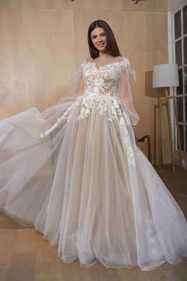 Свадебное платье «Линдсой» Secret Sposa — купить в Краснодаре платье Линдсой  из коллекции Квин