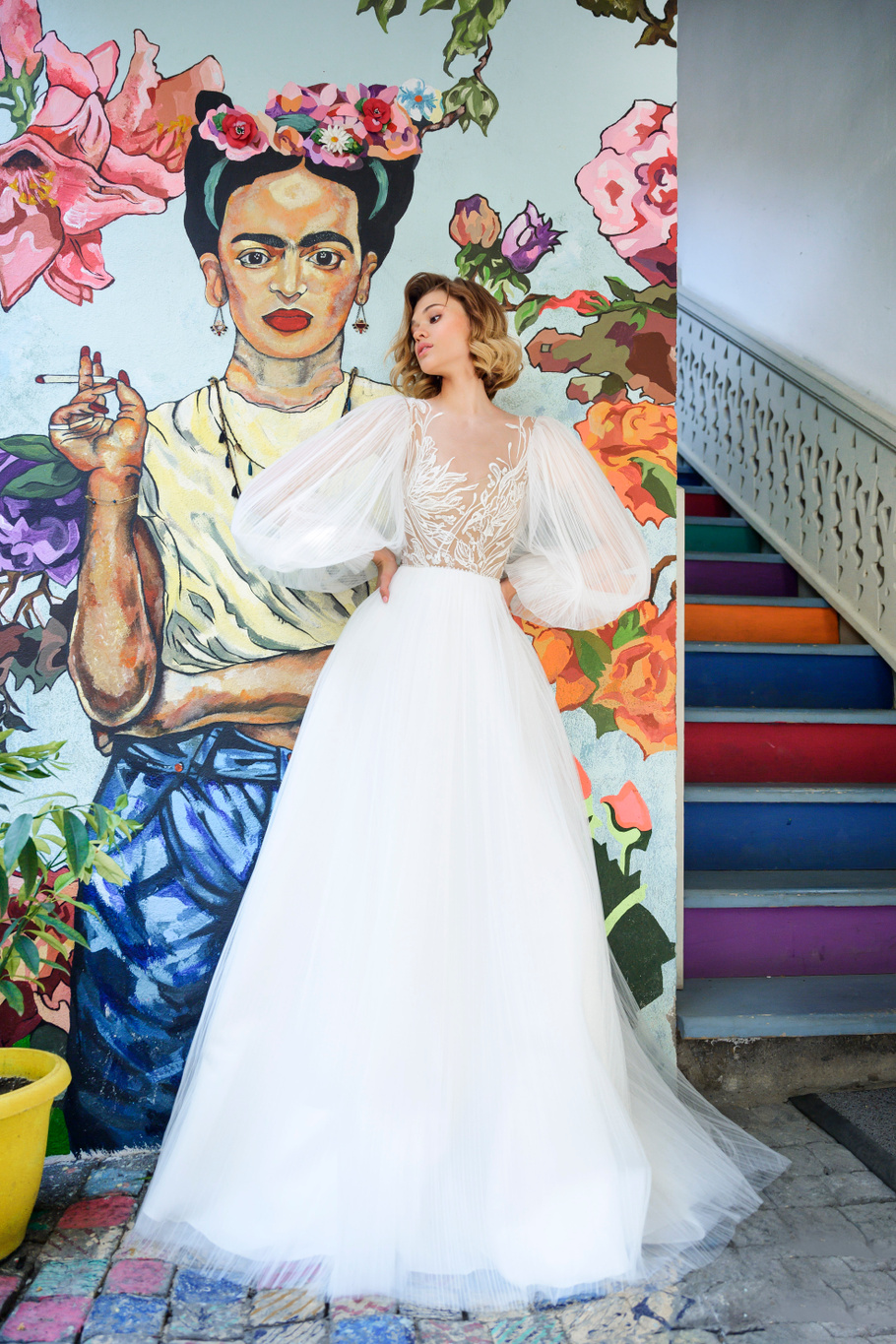 Купить свадебное платье «Маклейн» Кукла из коллекции Чувство 2022 года в салоне «Мэри Трюфель»
