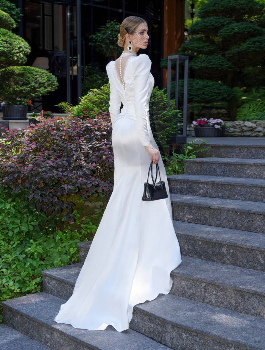 Купить свадебное платье «Кэтрис» Татьяна Каплун из коллекции Дыхание Времени 2023 года в салоне «Мэри Трюфель»