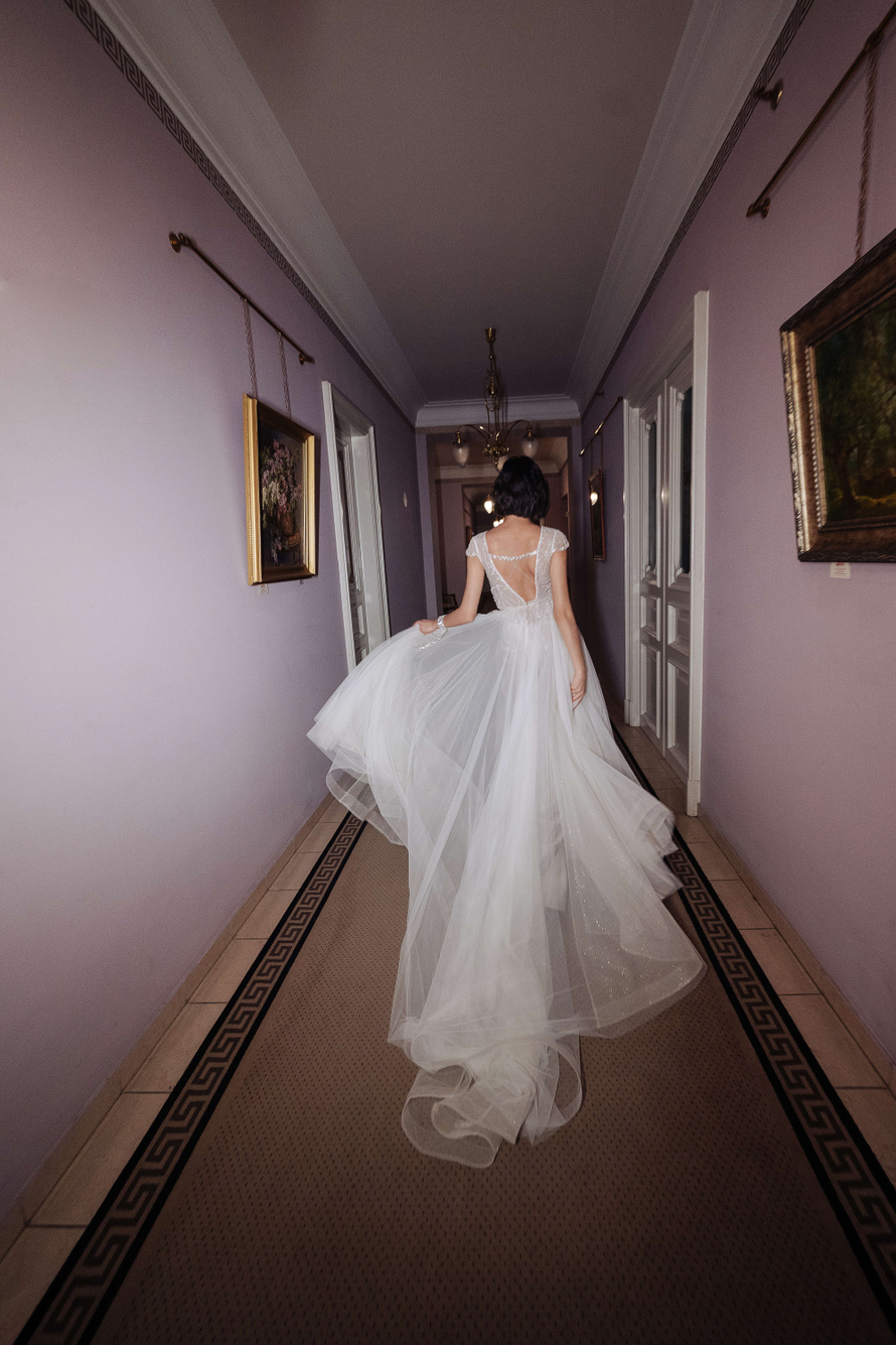 Купить свадебное платье «Таллин» Анже Этуаль из коллекции Влюбиться 2022 года в салоне «Мэри Трюфель»