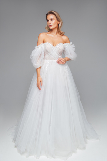 Купить свадебное платье «Миледи» Рара Авис из коллекции Волны 2024 года в салоне «Мэри Трюфель»