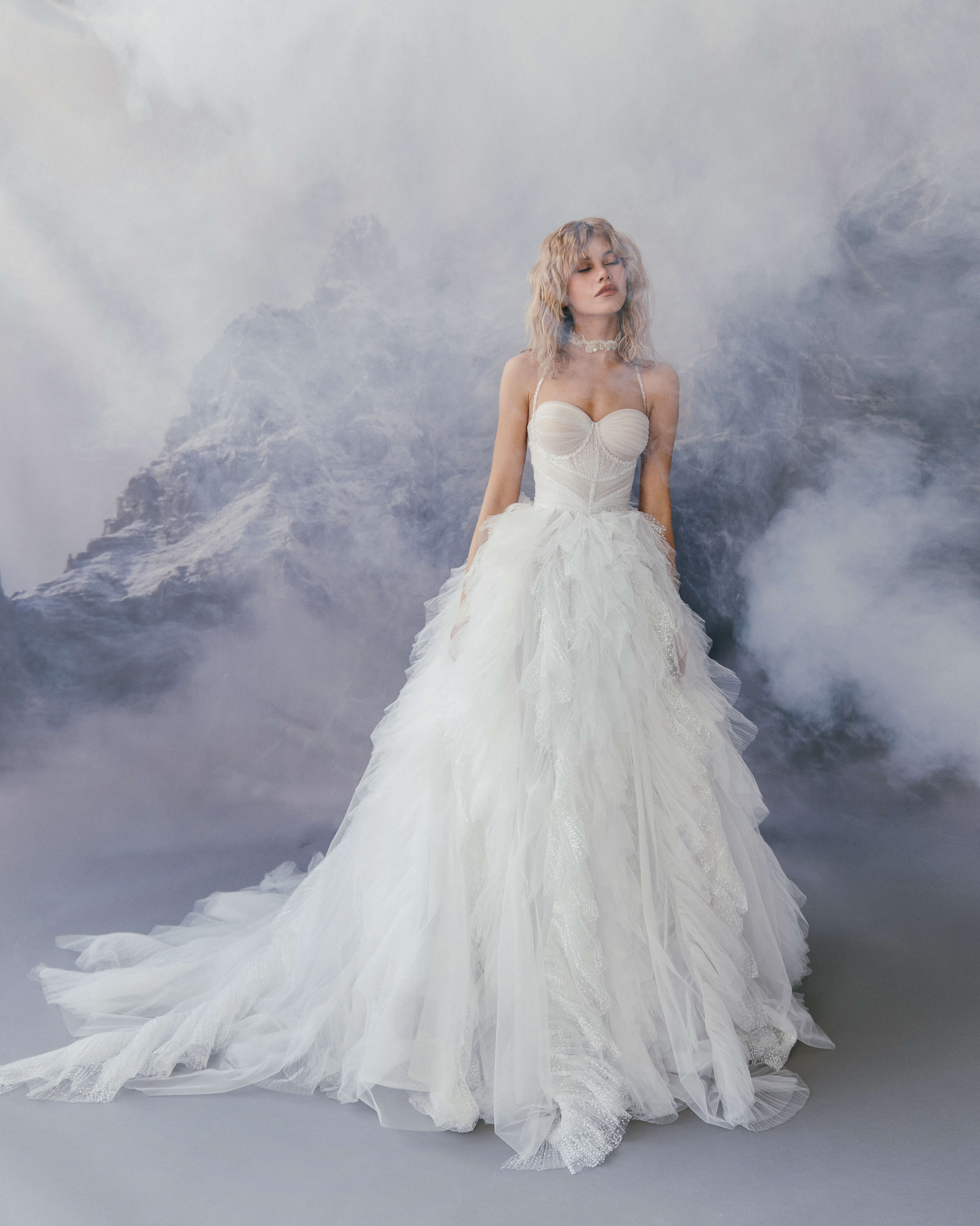 Купить свадебное платье «Паскаль» Бламмо Биамо из коллекции Сказка 2022 года в салоне «Мэри Трюфель»