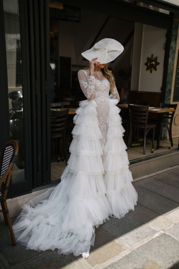 Купить свадебное платье «Ками» Бламмо Биамо из коллекции Стелла Де Венера 2024 года в салоне «Мэри Трюфель»