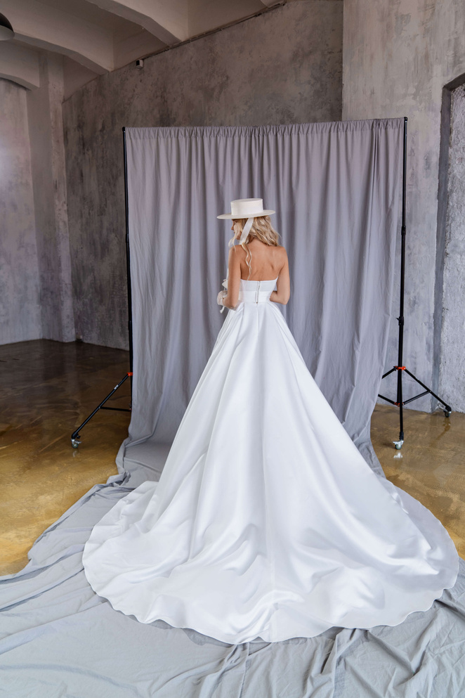 Купить свадебное платье «Кларис» Анже Этуаль из коллекции Старлайт 2023 года в салоне «Мэри Трюфель»