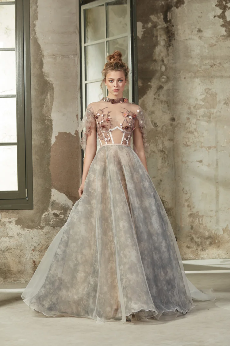 Купить свадебное платье «Шелдон» Рара Авис из коллекции Флорал Парадайз 2018 года в салоне «Мэри Трюфель» Шелдон