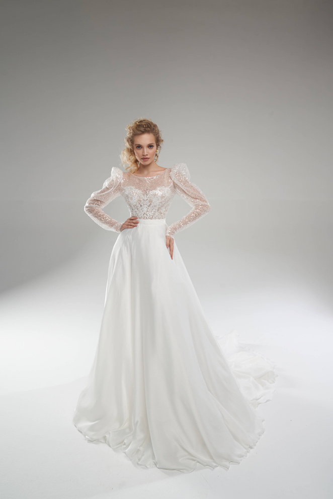 Купить свадебное платье «Релей» Рара Авис из коллекции Пьюр 2022 года в салоне «Мэри Трюфель»