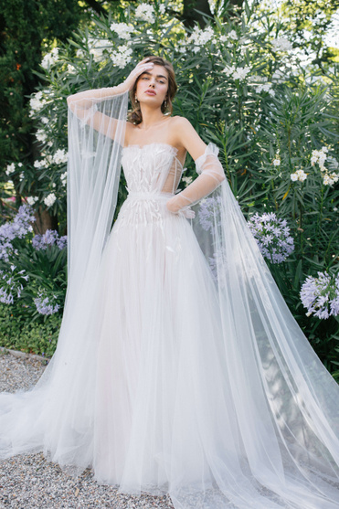 Купить свадебное платье «Анастейша» Анже Этуаль из коллекции 2020 года в салоне «Мэри Трюфель»