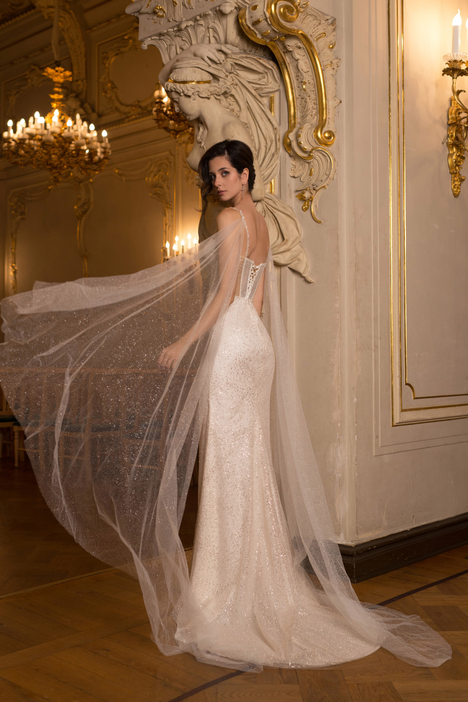 Купить свадебное платье «Инфанта» Мэрри Марк из коллекции Мистерия 2023 года в салоне «Мэри Трюфель»