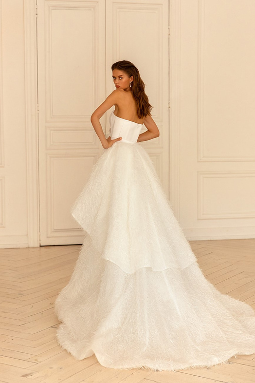 Купить свадебное платье «Эскада» Кристал Дизайн из коллекции Романс 2021 в интернет-магазине «Мэри Трюфель»