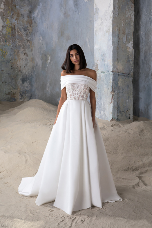 Купить свадебное платье «Дали» Секрет Споса из коллекции Блеск 2022 года в салоне «Мэри Трюфель»