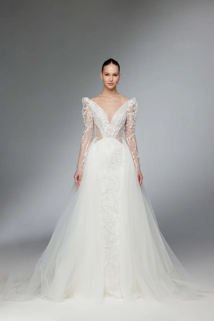 Купить свадебное платье «Эжен» Анже Этуаль из коллекции Свит Киссес 2025 года в салоне «Мэри Трюфель» Эжен