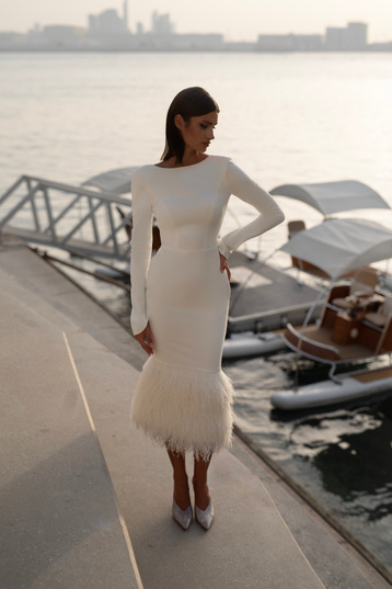 Купить свадебное платье «Диджи» Марта из коллекции 2025 года в салоне «Мэри Трюфель»