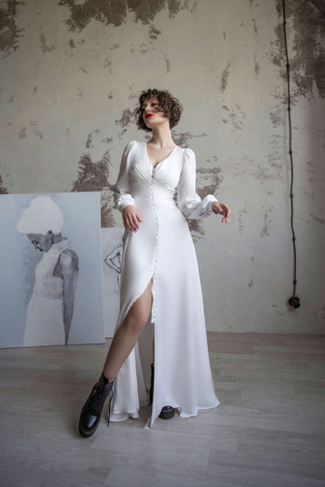 Купить свадебное платье «Тереза» Анже Этуаль из коллекции 2021 года в салоне «Мэри Трюфель»
