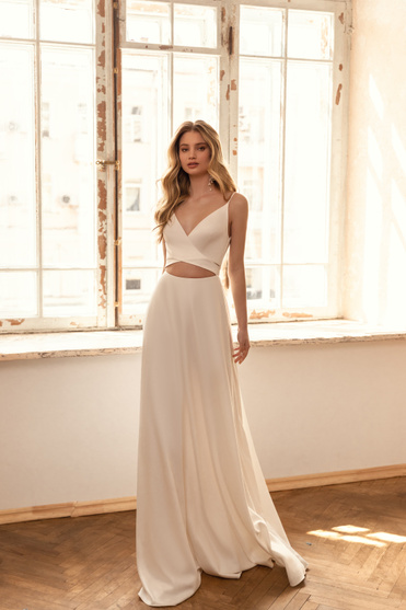 Купить свадебное платье «Бриз» Евы Лендел из коллекции 2022 в «Мэри Трюфель»