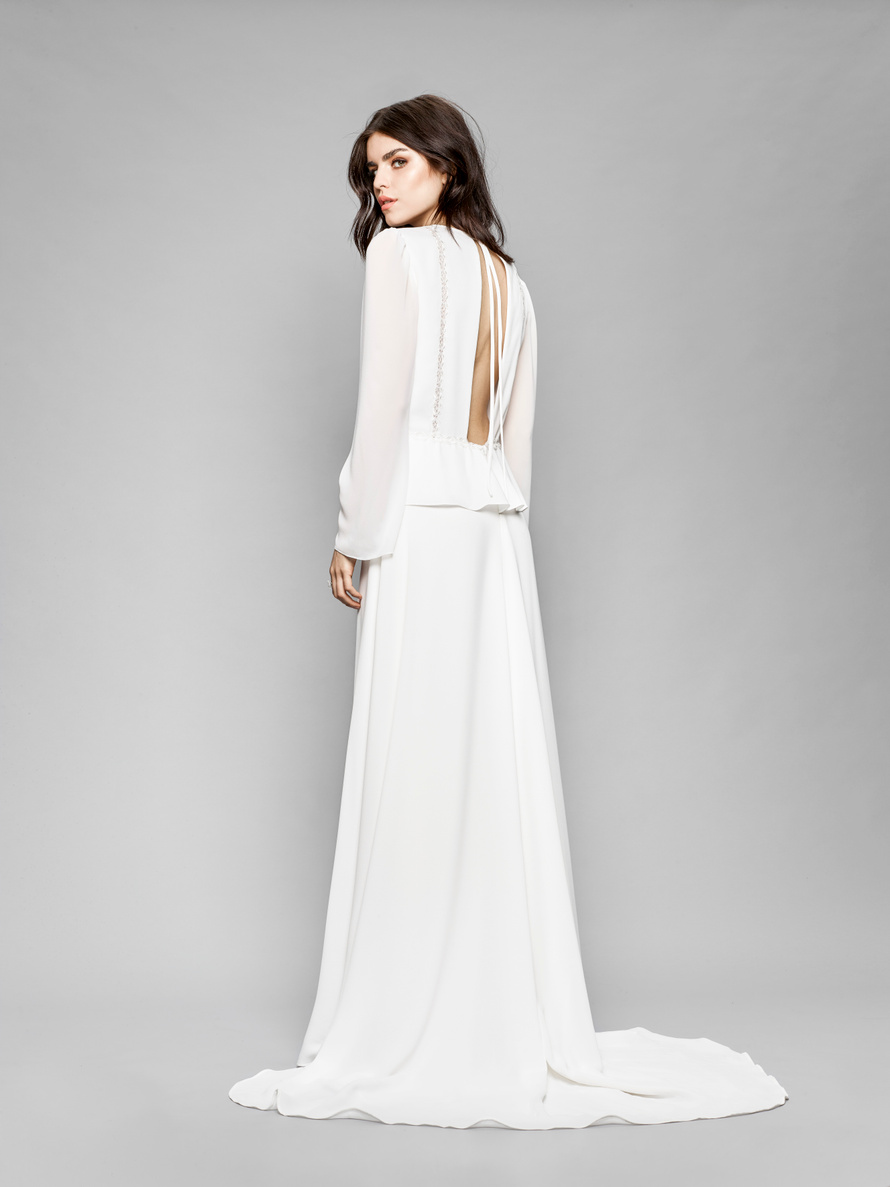 Купить свадебное платье «Нуэдж» Мерилиз из коллекции 2018 года в интернет-магазине