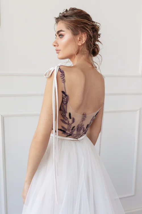 Купить свадебное платье «Нина» Анже Этуаль из коллекции 2020 года в салоне «Мэри Трюфель» Нина