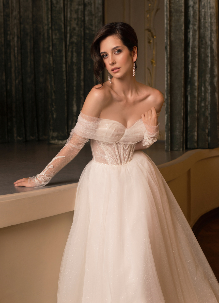 Купить свадебное платье «Корсара» Мэрри Марк из коллекции Мистерия 2023 года в салоне «Мэри Трюфель»