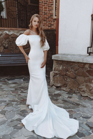 Купить свадебное платье «Ода» Анже Этуаль из коллекции Леди Перл 2021 года в салоне «Мэри Трюфель»