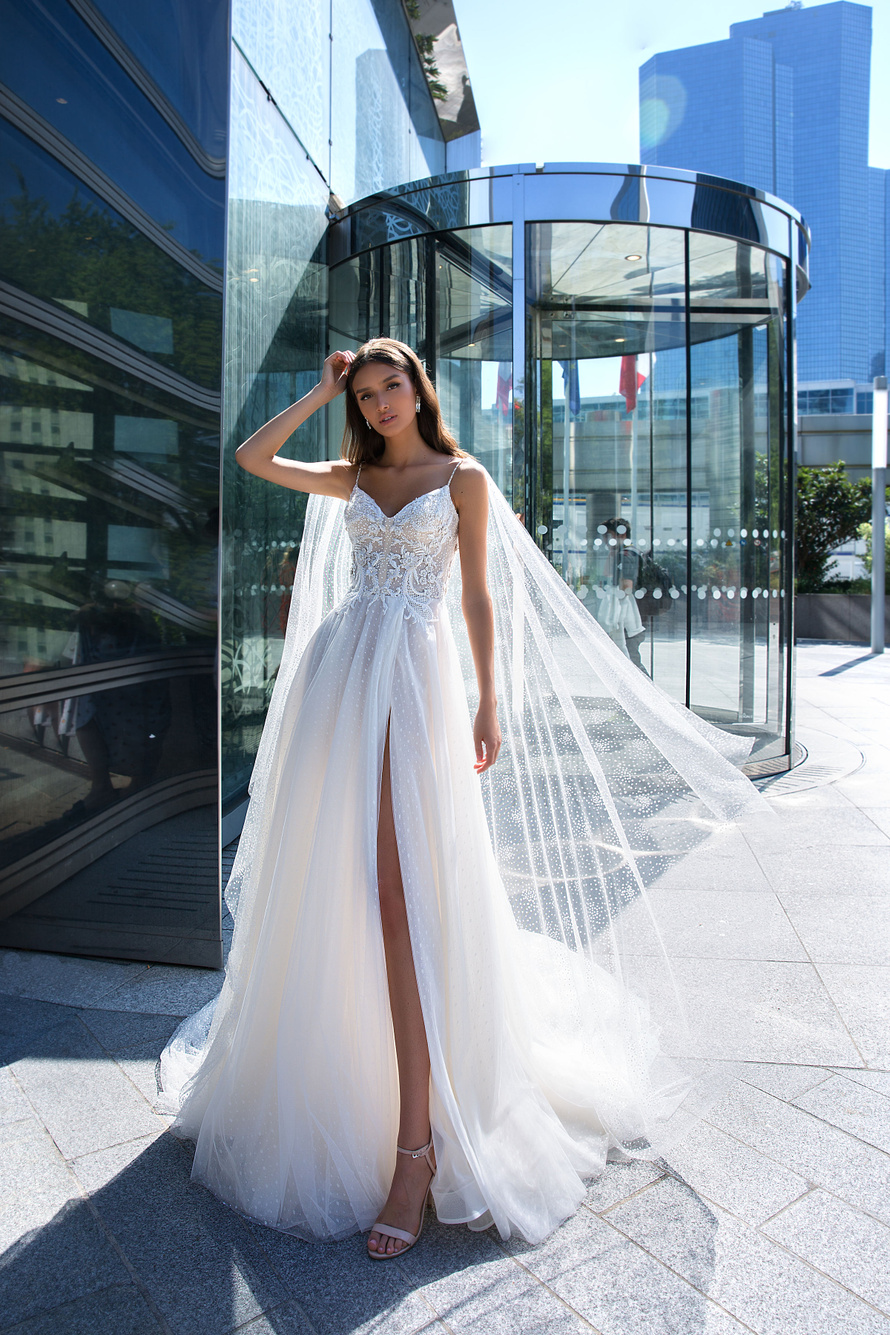 Купить свадебное платье «Венера» Кристал Дизайн из коллекции Париж 2019 в салоне свадебных платьев