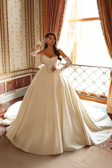 Satin wedding dresses