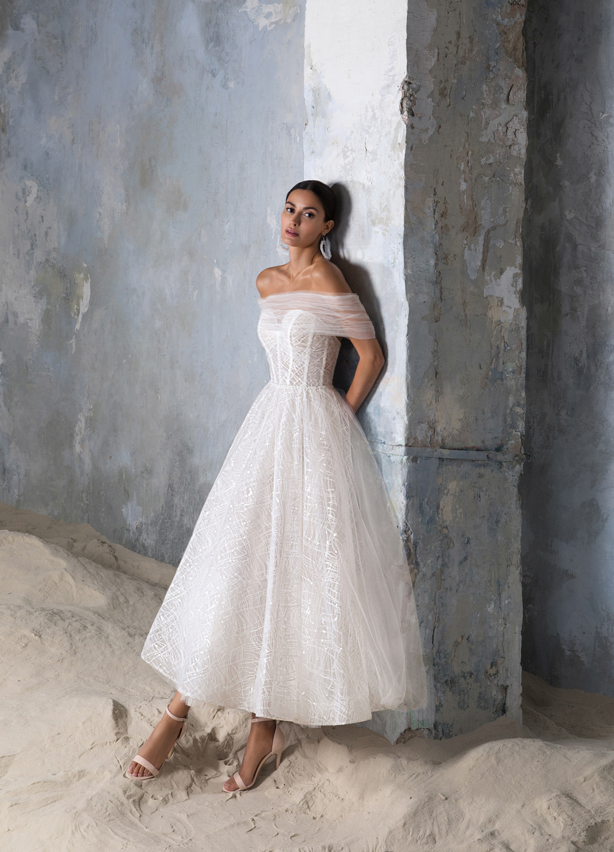 Купить свадебное платье «Антония» Секрет Споса из коллекции Блеск 2022 года в салоне «Мэри Трюфель»