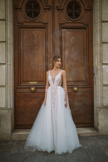 Купить свадебное платье «Эсма» Бламмо Биамо из коллекции Стелла Де Венера 2024 года в салоне «Мэри Трюфель»