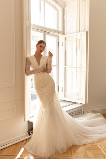 Купить свадебное платье «Дарси» Евы Лендел из коллекции 2022 в «Мэри Трюфель»