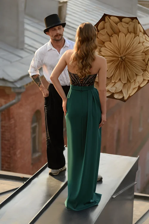 Купить вечернее платье «Густава» из вечерней коллекции 2025 в салоне «Мэри Трюфель» Густава