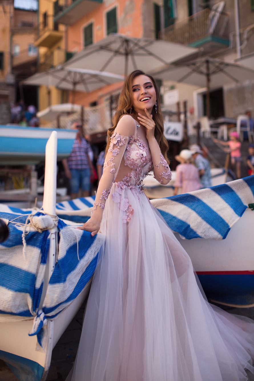 Купить свадебное платье «Флорен» Анже Этуаль из коллекции 2019 года в интернет-магазине «Мэри Трюфель»
