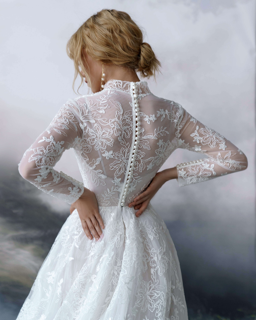 Купить свадебное платье «Мишель» Бламмо Биамо из коллекции Сказка 2022 года в салоне «Мэри Трюфель»